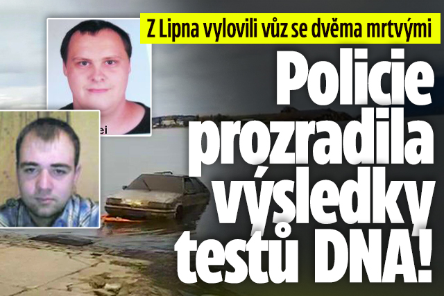 Banner ke žhavému tématu: Těla vylovená z Lipna: Výsledky DNA!