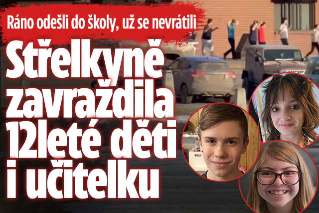 Banner ke žhavému tématu: Střelkyně v Kanadě zavraždila 12leté ...