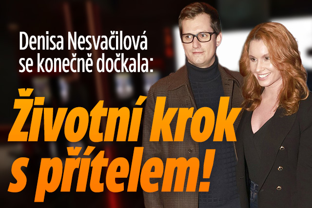 Banner ke žhavému tématu: Denisa Nesvačilová se konečně dočkala: ...
