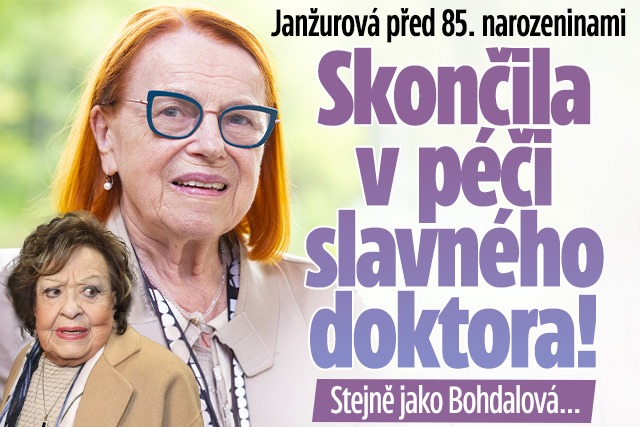 Banner ke žhavému tématu: Janžurová před narozeninami: V péči ...
