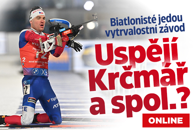 Banner ke žhavému tématu: Biatlonisté jedou vytrvalostní závod: ...