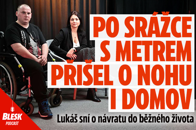 Banner ke žhavému tématu: Po srážce s metrem přišel o nohu. Dnes ...