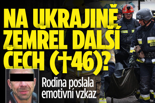Banner ke žhavému tématu: Na Ukrajině zemřel další Čech (†46): ...