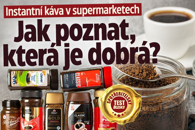 Banner ke žhavému tématu: Výsledky testu rozpustných káv: Nej ...