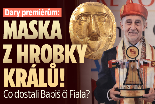 Banner ke žhavému tématu: Dary premiérům: Maska z královské ...