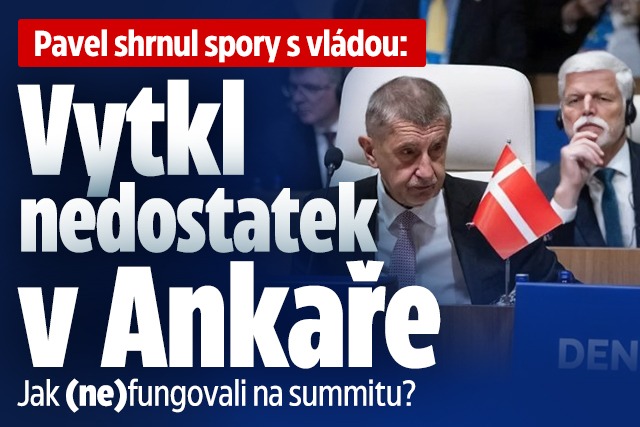 Banner ke žhavému tématu: Pavel shrnul spory s vládou: Vytkl ...