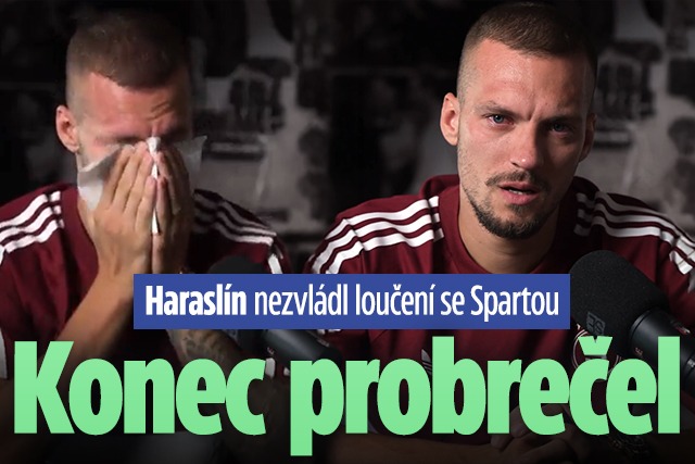 Banner ke žhavému tématu: Haraslín nezvládl loučení se Spartou: ...