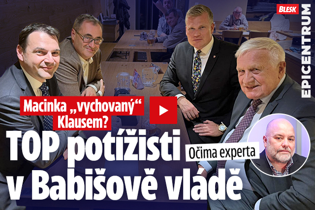 Banner ke žhavému tématu: Politolog Jelínek v Epicentru: Macinka ...