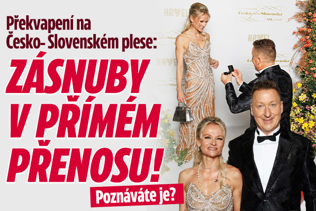 Banner ke žhavému tématu: řekvapení na Česko-Slovenském plese: ...