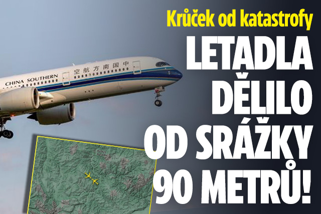 Krůček od katastrofy: Letouny dělilo 90 metrů
