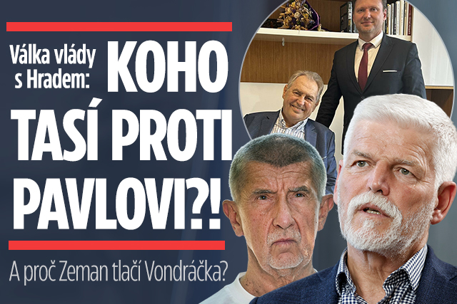 Banner ke žhavému tématu: Válka proti Pavlovi: Na koho ukáže ANO?