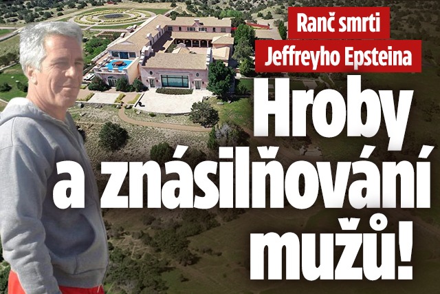 Banner ke žhavému tématu: Ranč smrti Jeffreyho Epsteina: Hroby a ...