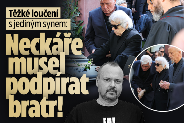 Banner ke žhavému tématu: Těžké loučení s jediným synem: Neckáře ...
