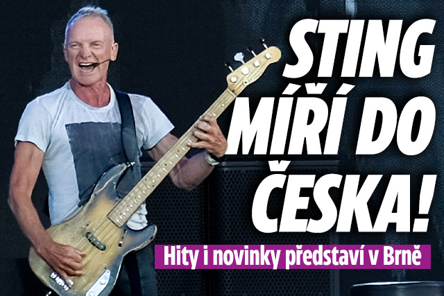 Sting míří do Česka! Hity i novinky představí v Brně