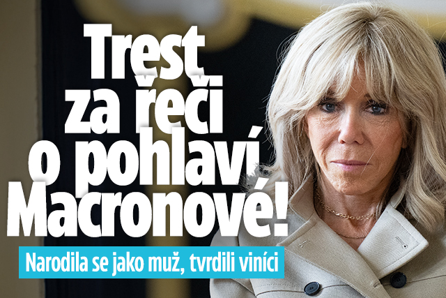 Banner ke žhavému tématu: Tresty za řeči o pohlaví Macronové! ...