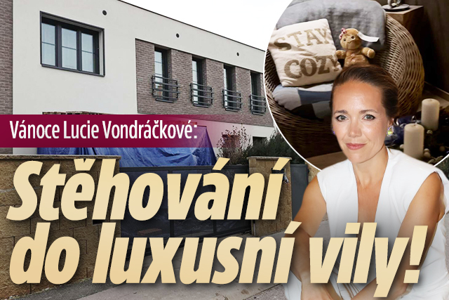 Banner ke žhavému tématu: Vánoce Lucie Vondráčkové: Stěhování do ...