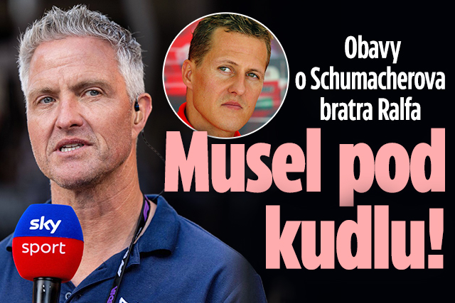 Banner ke žhavému tématu: Obavy o Schumacherova bratra Ralfa: ...