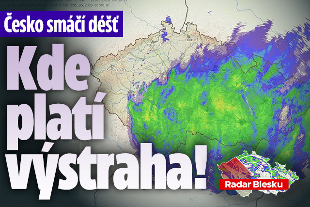 Banner ke žhavému tématu: Česko smáčí déšť: Kde platí výstraha! ...