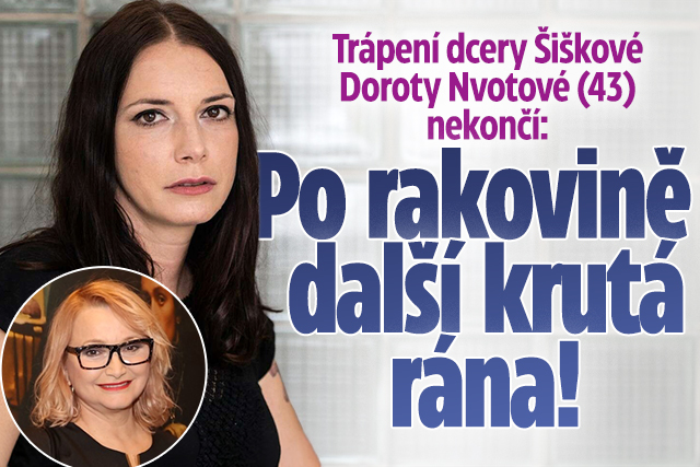 Banner ke žhavému tématu: Další trápení Doroty Nvotové. Po ...
