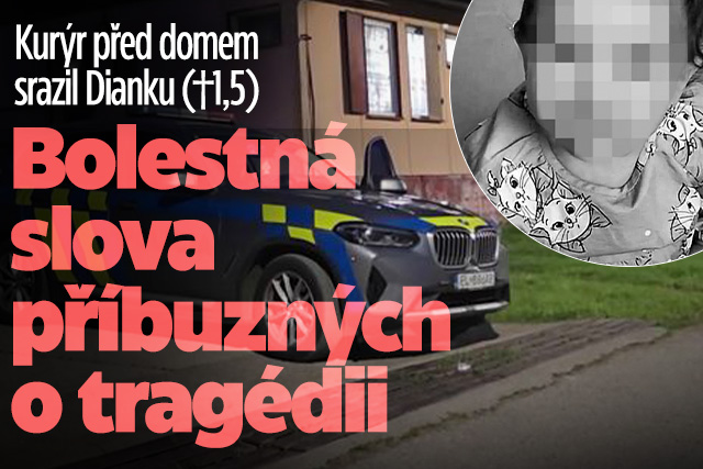 Kurýr srazil a zabil Dianku (†1,5): Slova o tragédii
