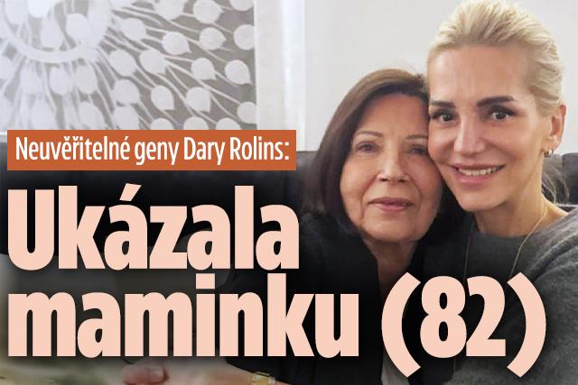 Banner ke žhavému tématu: Neuvěřitelné geny Dary Rolins: Maminka, ...