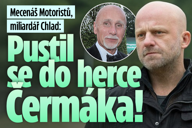 Banner ke žhavému tématu: Mecenáš Motoristů, miliardář Chlad: ...