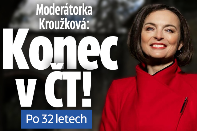Banner ke žhavému tématu: Moderátorka Barbora Kroužková: Konec v ...