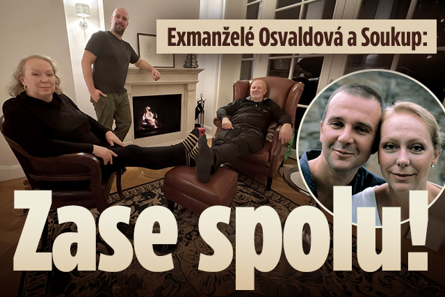 Banner ke žhavému tématu: Exmanželé Osvaldová (72) a Soukup (74): ...