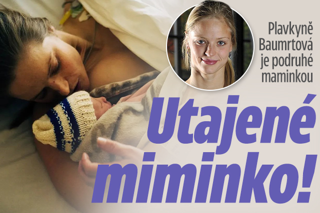 Banner ke žhavému tématu: Plavkyně Baumrtová je podruhé maminkou: ...
