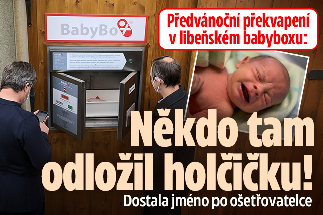 Banner ke žhavému tématu: Do babyboxu v Libni někdo den před ...