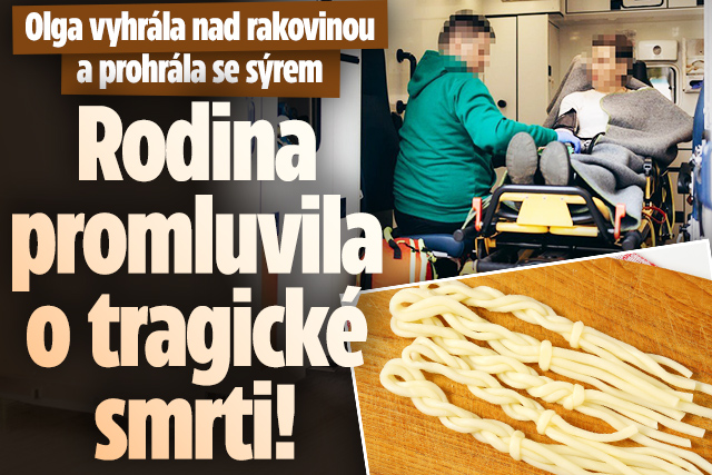 Banner ke žhavému tématu: Olga vyhrála nad rakovinou a prohrála ...