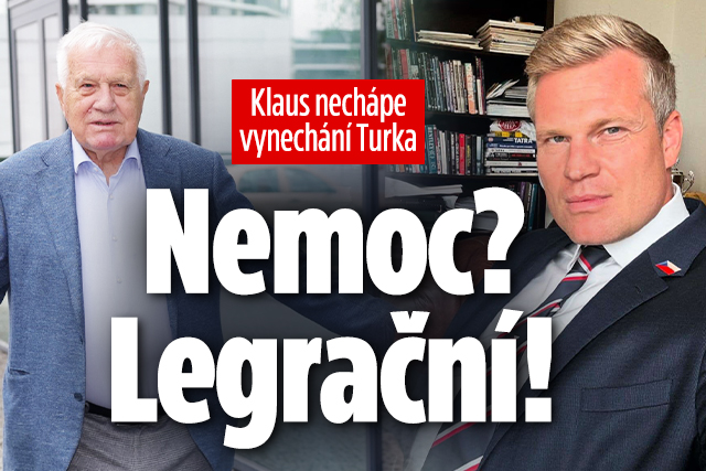 Banner ke žhavému tématu: Klaus o Turkovi chybějícím na seznamu: ...