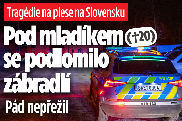Banner ke žhavému tématu: Pod mladíkem (†20) se na plese ...