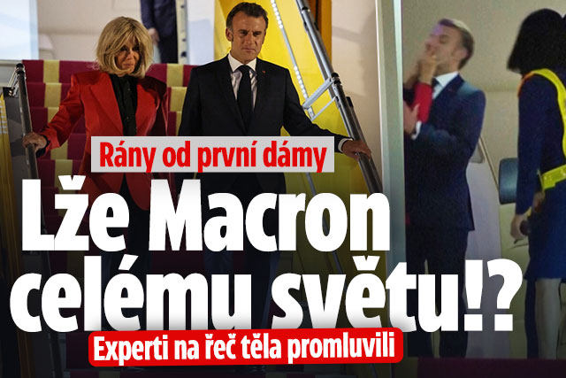 Rány od první dámy: Lže Macron světu? Experti promluvili
