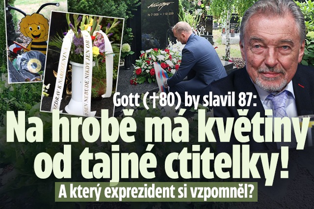 Banner ke žhavému tématu: Gott (†80) by slavil 87: Na hrobě ...