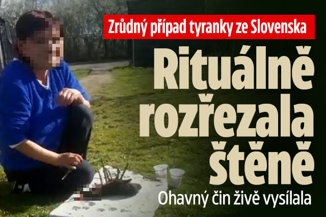 Tyranka ze Slovenska zmasakrovala štěně: Rituál černé magie!