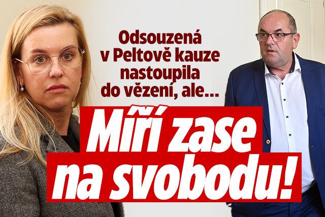 Banner ke žhavému tématu: Odsouzená v Peltově kauze: Z vězení ...
