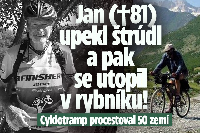 Banner ke žhavému tématu: Jan (†81) upekl štrúdl a pak s utopil v ...