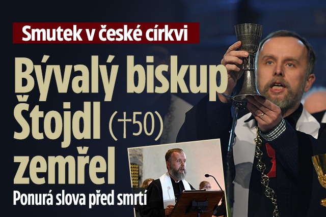 Banner ke žhavému tématu: Zemřel bývalý biskup Štojdl (†50): ...