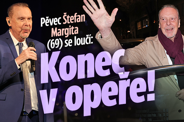 Banner ke žhavému tématu: Pěvec Štefan Margita (69) se loučí: ...