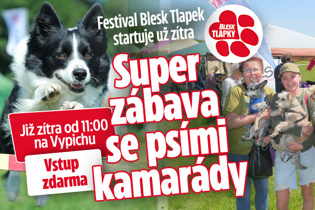 Festival Blesk Tlapek startuje už zítra: Vstup zdarma!