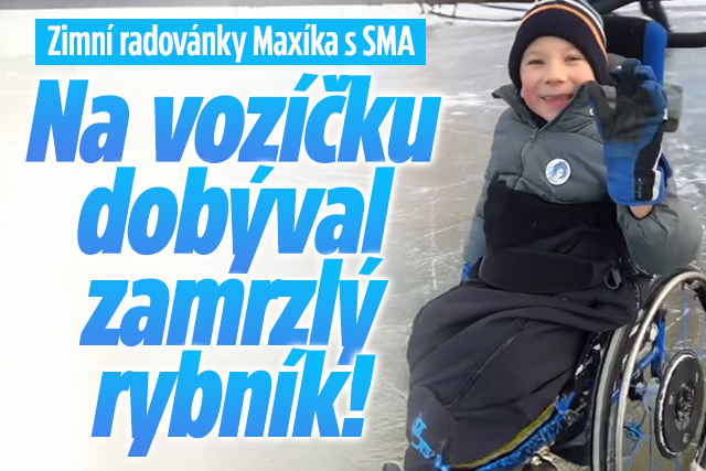 Banner ke žhavému tématu: Zimní radovánky Maxíka s SMA: Dobýval ...