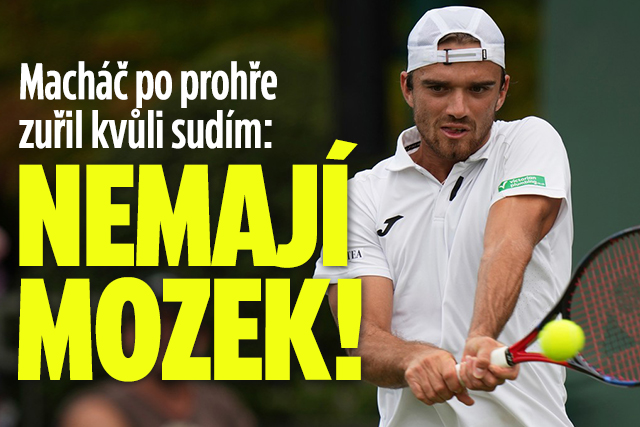 Macháč po prohře zuřil kvůli sudím: Nemají mozek!