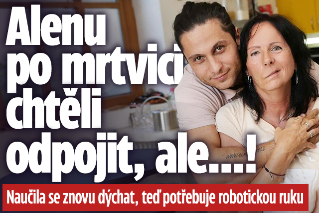 Banner ke žhavému tématu: Alenu po mrtvici chtěli odpojit, ...