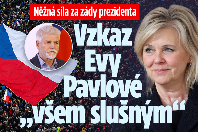 Banner ke žhavému tématu: Něžná síla za zády prezidenta: Silný ...