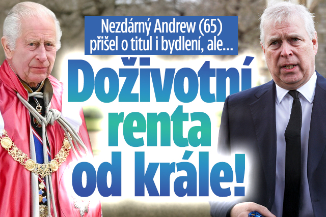 Banner ke žhavému tématu: Nezdárný Andrew (65) přišel o titul i ...