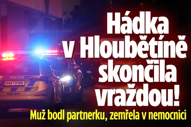 Banner ke žhavému tématu: Noční hádka v Hloubětíně skončila ...