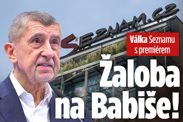 Banner ke žhavému tématu: Seznam.cz žaluje Babiše! Neustále útočí ...