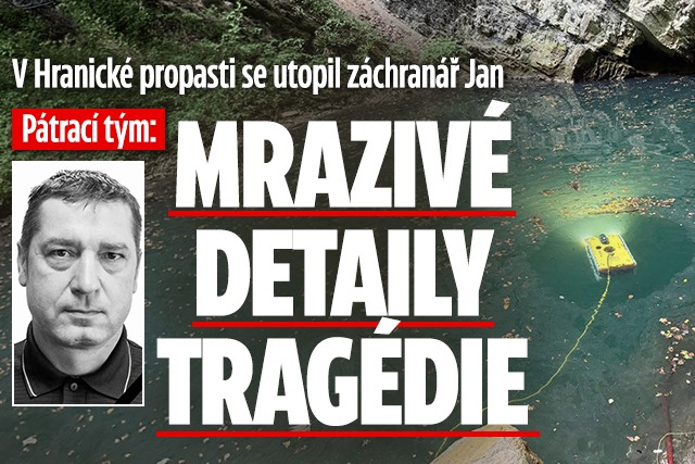 Banner ke žhavému tématu: V Hranické propasti utonul záchranář ...