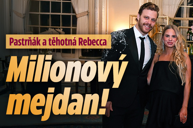 Banner ke žhavému tématu: Pastrňák a těhotná Rebecca: Milionový ...